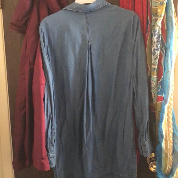 Jean button up tunic - Picture 2 of 2